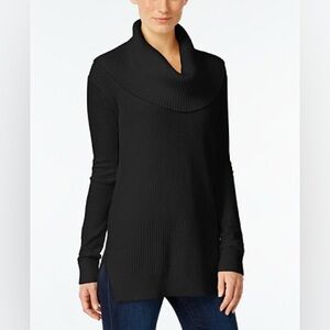 Michael Kors Knit Cowl Neck Sweater
Black Size M